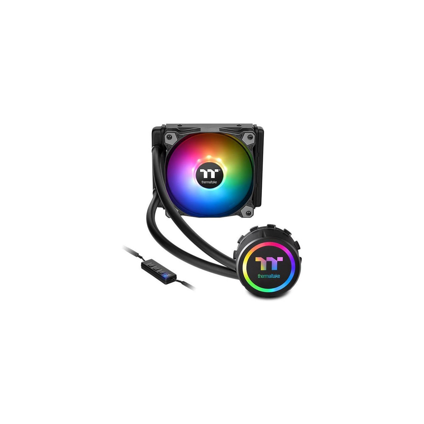 Thermaltake Water 3.0 120 ARGB Sync - FMx.AM3.115x.2011 - 120mm AIO CPU Cooler, Black, ARGB — Buy in Cyprus with Fast Delivery