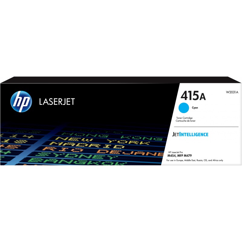 Buy HP Toner 415A - W2031A - Cyan, Original, 2100 pages in Cyprus, Nicosia, Limassol, Larnaka, Pafos