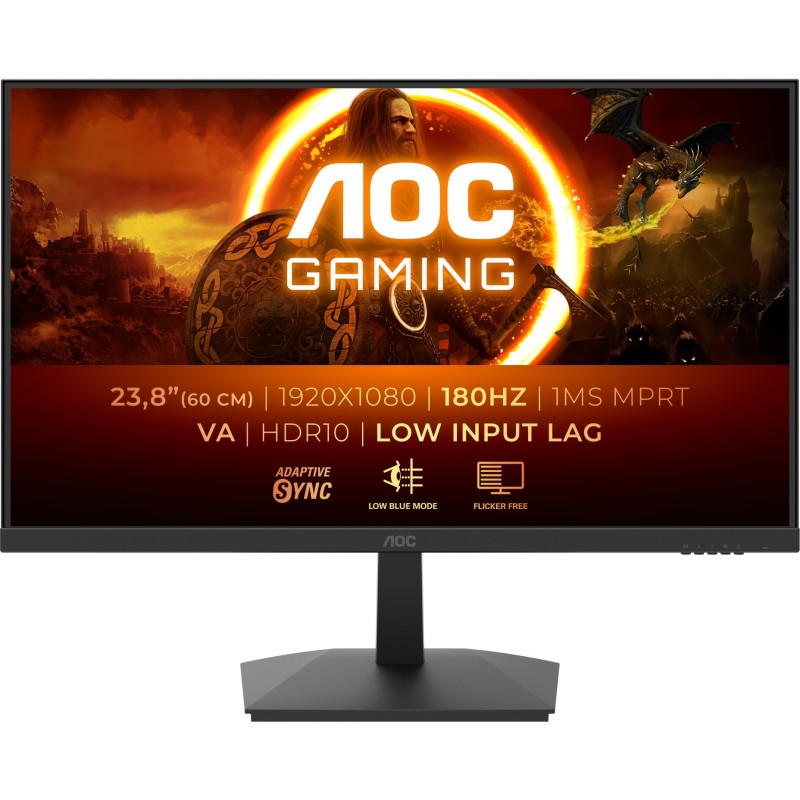 Buy AOC 23.8'' Full HD VA Monitor - 24G15N2 - Flat, 180 Hz, HDR10, 2x HDMI+DP, B... in Cyprus, Nicosia, Limassol, Larnaka, Pafos