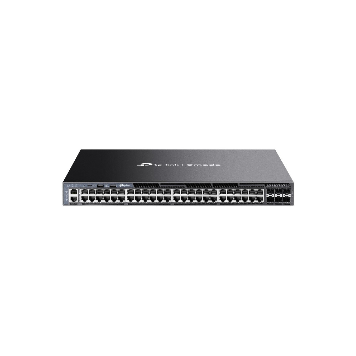 TP-Link Omada Switch 48x GE SG6654X Layer 3 - SG6654X - Black, 1U Rackmount, 48x Gigabit RJ-45, 6x SFP+
