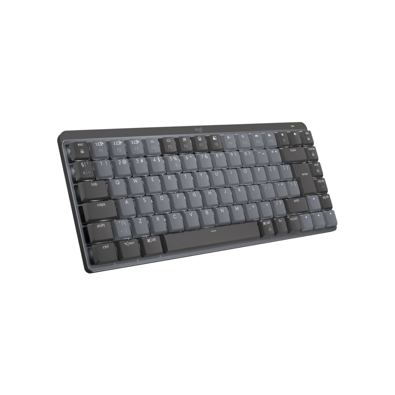 Logitech MX Mechanical Mini - MX Mechanical Mini - Graphite US Layout, Wireless Mechanical Keyboard