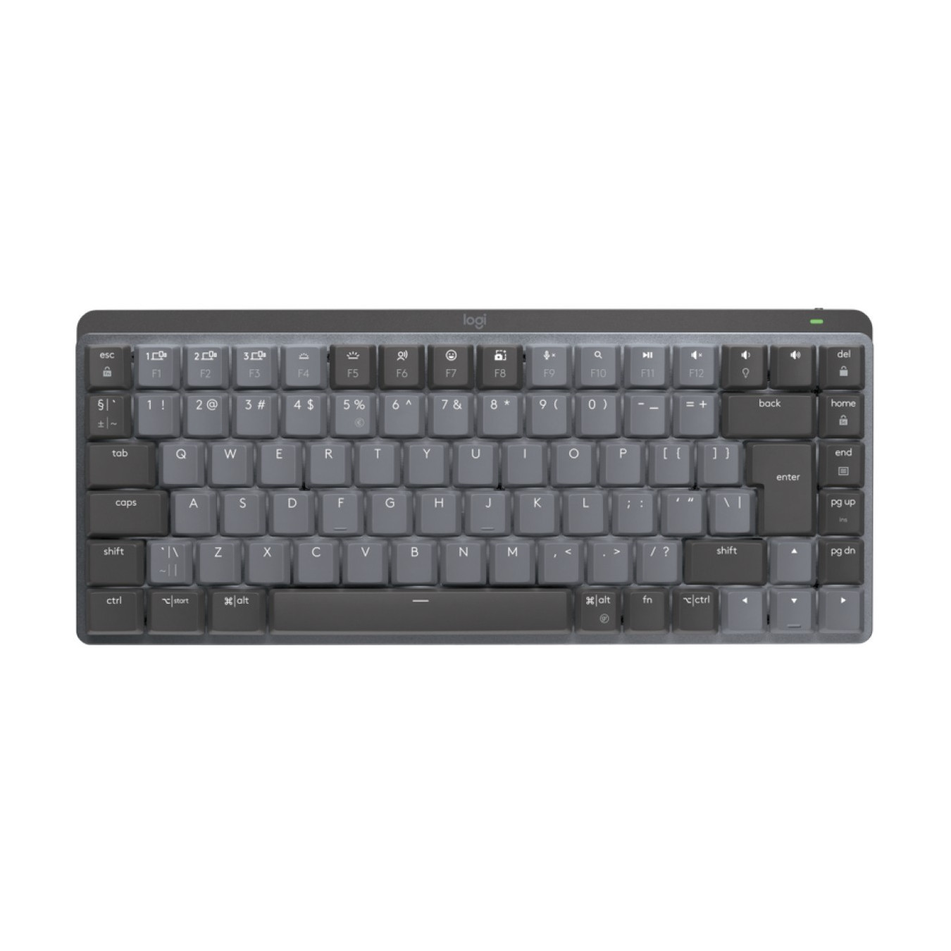 Logitech MX Mechanical Mini - MX Mechanical Mini - Graphite US Layout, Wireless Mechanical Keyboard