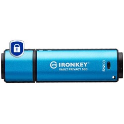 Buy IronKey Vault Privacy 50C USB Stick - Vault Privacy 50C - Black/Blue, 512GB,... in Cyprus, Nicosia, Limassol, Larnaka, Pafos