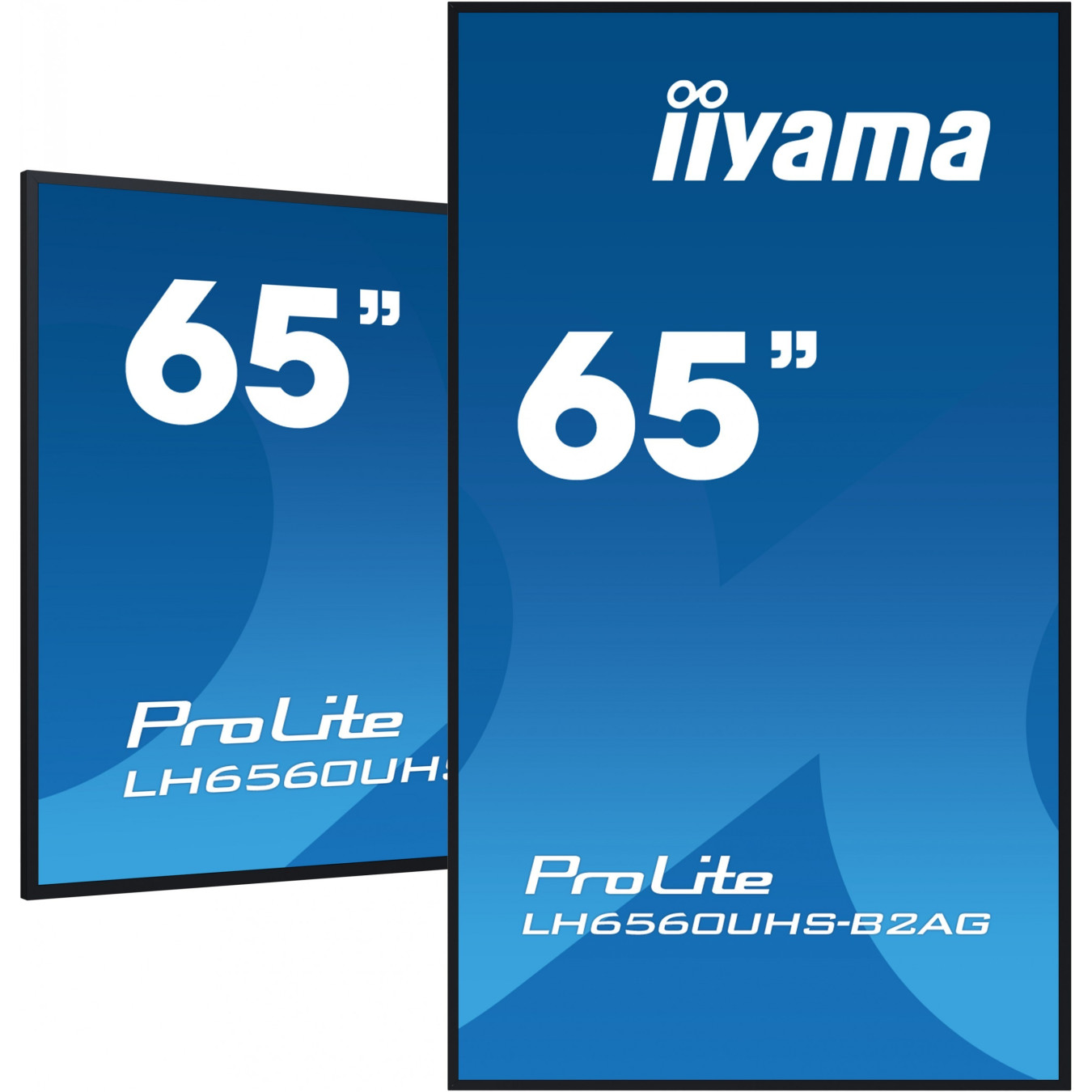 IIYAMA 65-inch 4K Digital Signage - LH6560UHS-B2AG - Black LED, Android 11, 3xHDMI, 2xUSB, 2xSpeakers