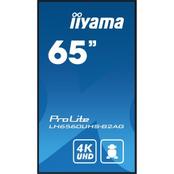 Buy IIYAMA 65-inch 4K Digital Signage - LH6560UHS-B2AG - Black LED, Android 11, ... in Cyprus, Nicosia, Limassol, Larnaka, Pafos