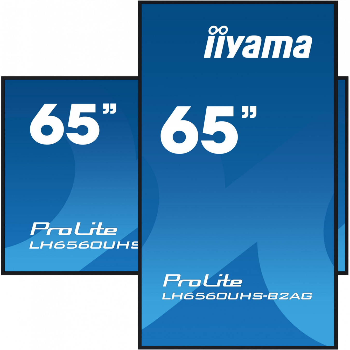 IIYAMA 65-inch 4K Digital Signage - LH6560UHS-B2AG - Black LED, Android 11, 3xHDMI, 2xUSB, 2xSpeakers