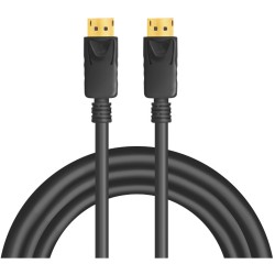 Buy Logilink DisplayPort Cable DP Male to DP Male 8K 60 Hz 5m - CV0139 - Black in Cyprus, Nicosia, Limassol, Larnaka, Pafos