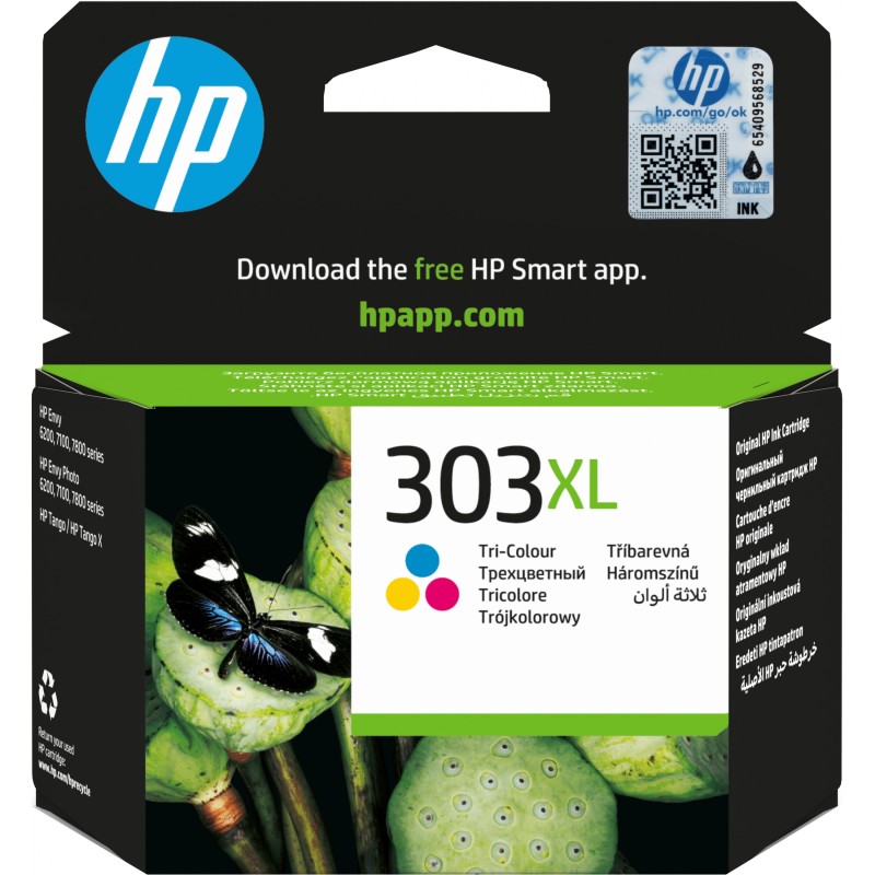 Buy HP 303XL Tri-color Original Ink Cartridge - T6N03AE - Cyan, Magenta, Yellow in Cyprus, Nicosia, Limassol, Larnaka, Pafos