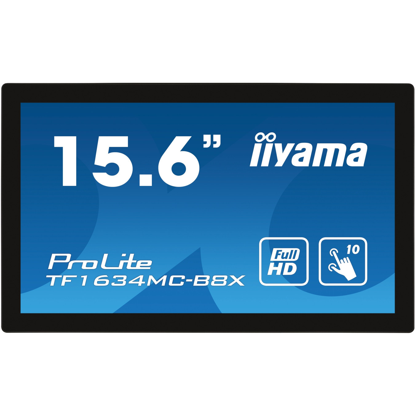 IIYAMA 15.6" Open-Frame Touch Monitor - TF1634MC-B8X - IPS, 1920x1080, HDMI+DP, Black — Buy in Cyprus with Fast Delivery