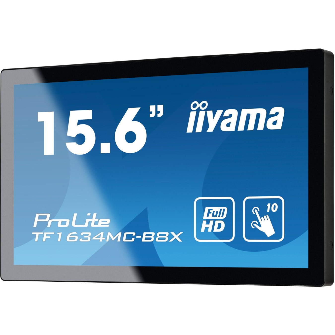 IIYAMA 15.6" Open-Frame Touch Monitor - TF1634MC-B8X - IPS, 1920x1080, HDMI+DP, Black — Buy in Cyprus with Fast Delivery