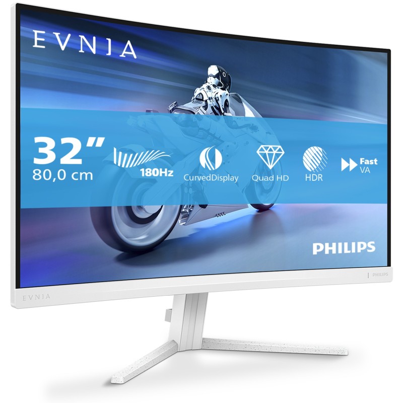 Philips Evnia 5000 32M2C5501 31.5" QHD 1500R Curved 180Hz 1ms VA Gaming Monitor (Boxed) — Buy in Cyprus with Fast Delivery