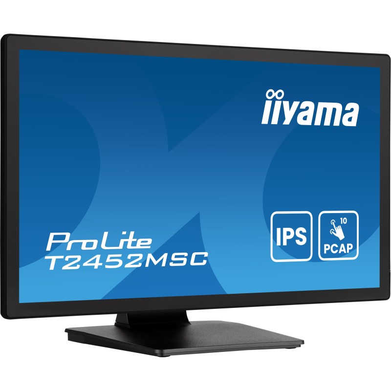 Buy iiyama ProLite T2452MSC-B1AG - 23.8" Touchscreen IPS Monitor, Full HD, 10pt ... in Cyprus, Nicosia, Limassol, Larnaka, Pafos