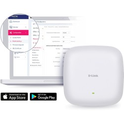 Buy D-Link DAP-X2850 - AX3600 Wi-Fi 6 Dual-Band PoE Access Point - White, 4x Int... in Cyprus, Nicosia, Limassol, Larnaka, Pafos