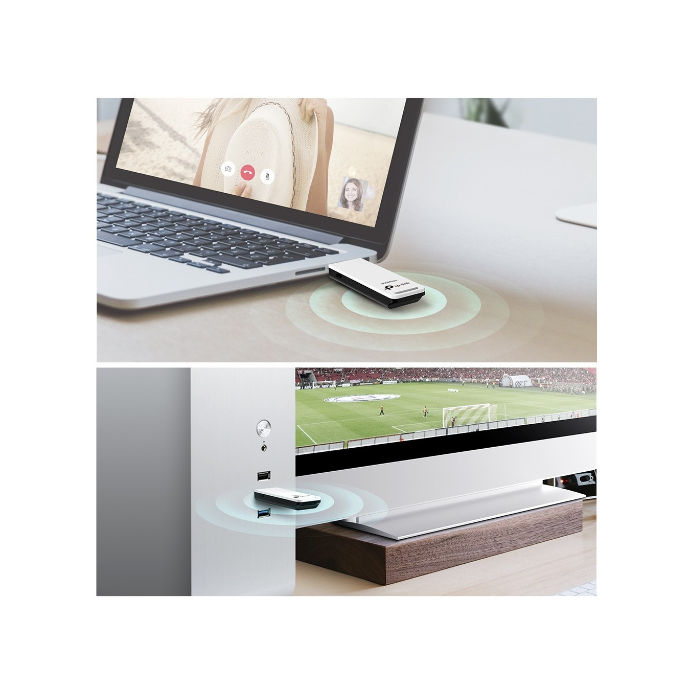TP-Link TL-WN821N - 300Mbps USB Wi-Fi Adapter - Single-Band 2.4 GHz, Black/White — Buy in Cyprus with Fast Delivery