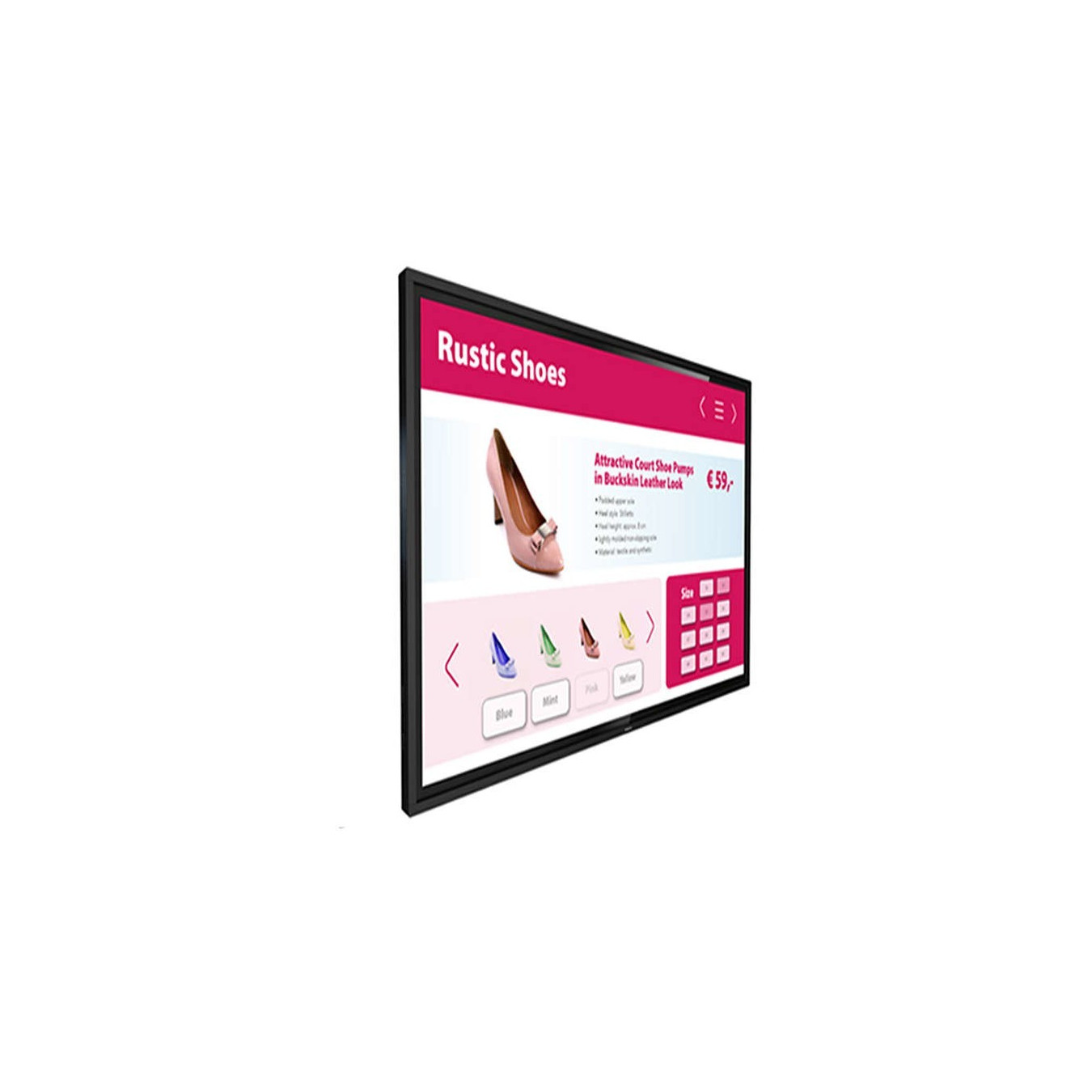 Philips 55BDL3452T - 55" 4K UHD IPS Touch Digital Signage Display - Android 8.0, 2GB RAM, 8GB Storage, Wi-Fi