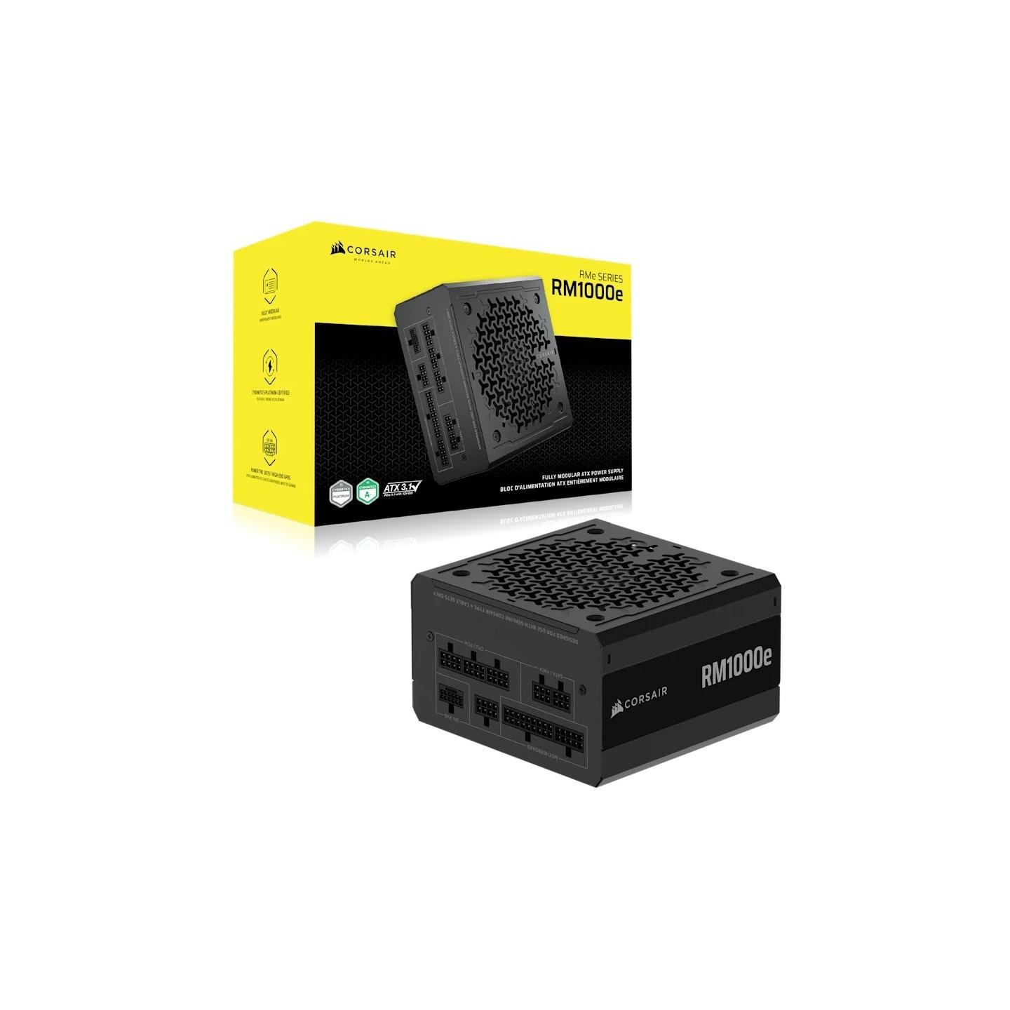 Corsair RM1000e 1000W ATX 3.1 PSU - 80+ Gold Fully Modular Black (Boxed) — Buy in Cyprus with Fast Delivery