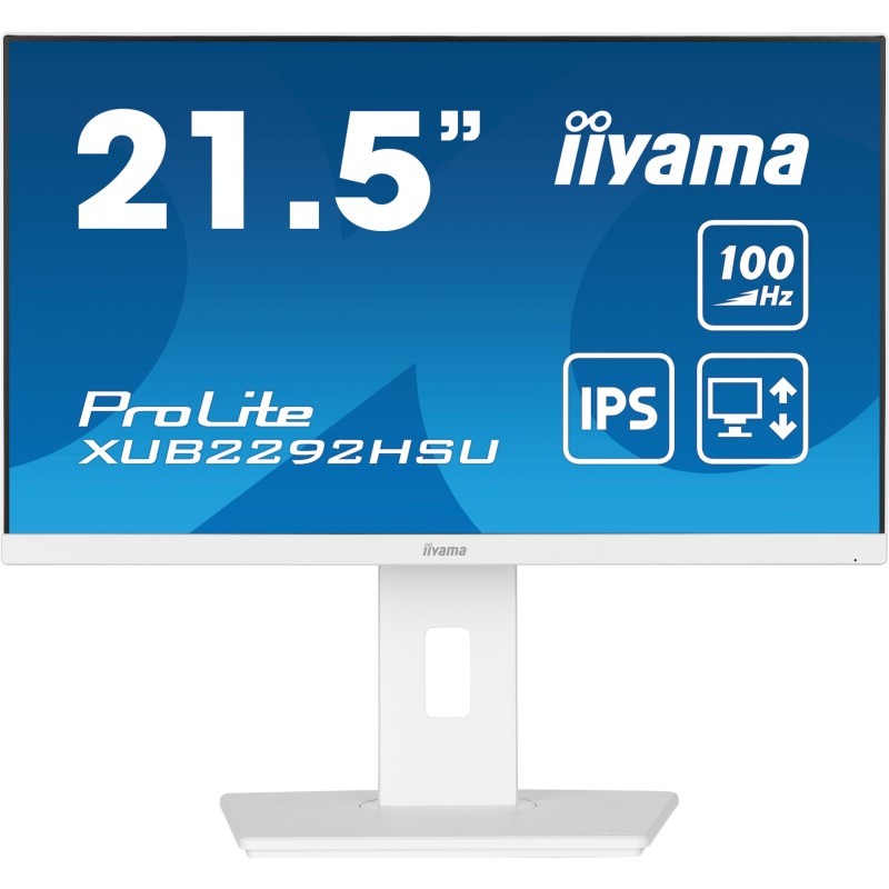 Buy iiyama ProLite XUB2292HSU-W6 - 21.5" FHD IPS 100Hz 0.4ms Height-Adjustable W... in Cyprus, Nicosia, Limassol, Larnaka, Pafos