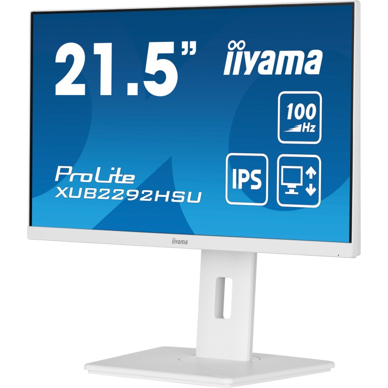 Buy iiyama ProLite XUB2292HSU-W6 - 21.5" FHD IPS 100Hz 0.4ms Height-Adjustable W... in Cyprus, Nicosia, Limassol, Larnaka, Pafos