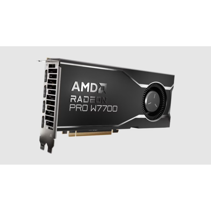 Buy AMD Radeon Pro W7700 - 16GB GDDR6 - Black, PCIe 4.0 x16, 4x DisplayPort 2.1,... in Cyprus, Nicosia, Limassol, Larnaka, Pafos
