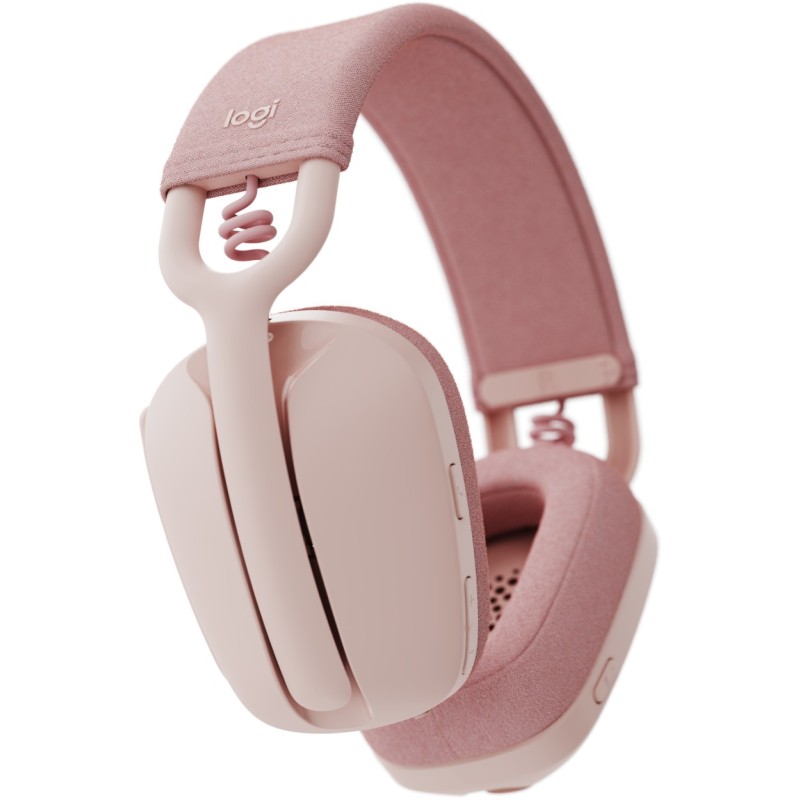 Buy Logitech Zone Vibe 100 Wireless Over-Ear Headset - Bluetooth 5.2, Rose, 20h ... in Cyprus, Nicosia, Limassol, Larnaka, Pafos