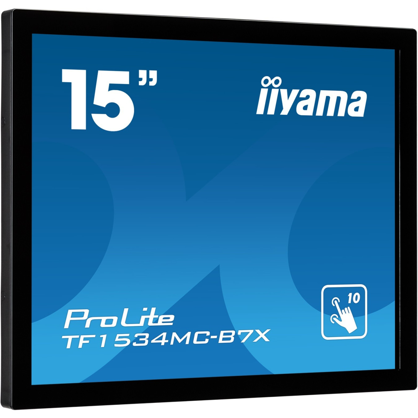 iiyama TF1534MC-B7X - 15" (38.1 cm) XGA TN Open-Frame Multi-User M-Touch Monitor, HDMI+DP, Black