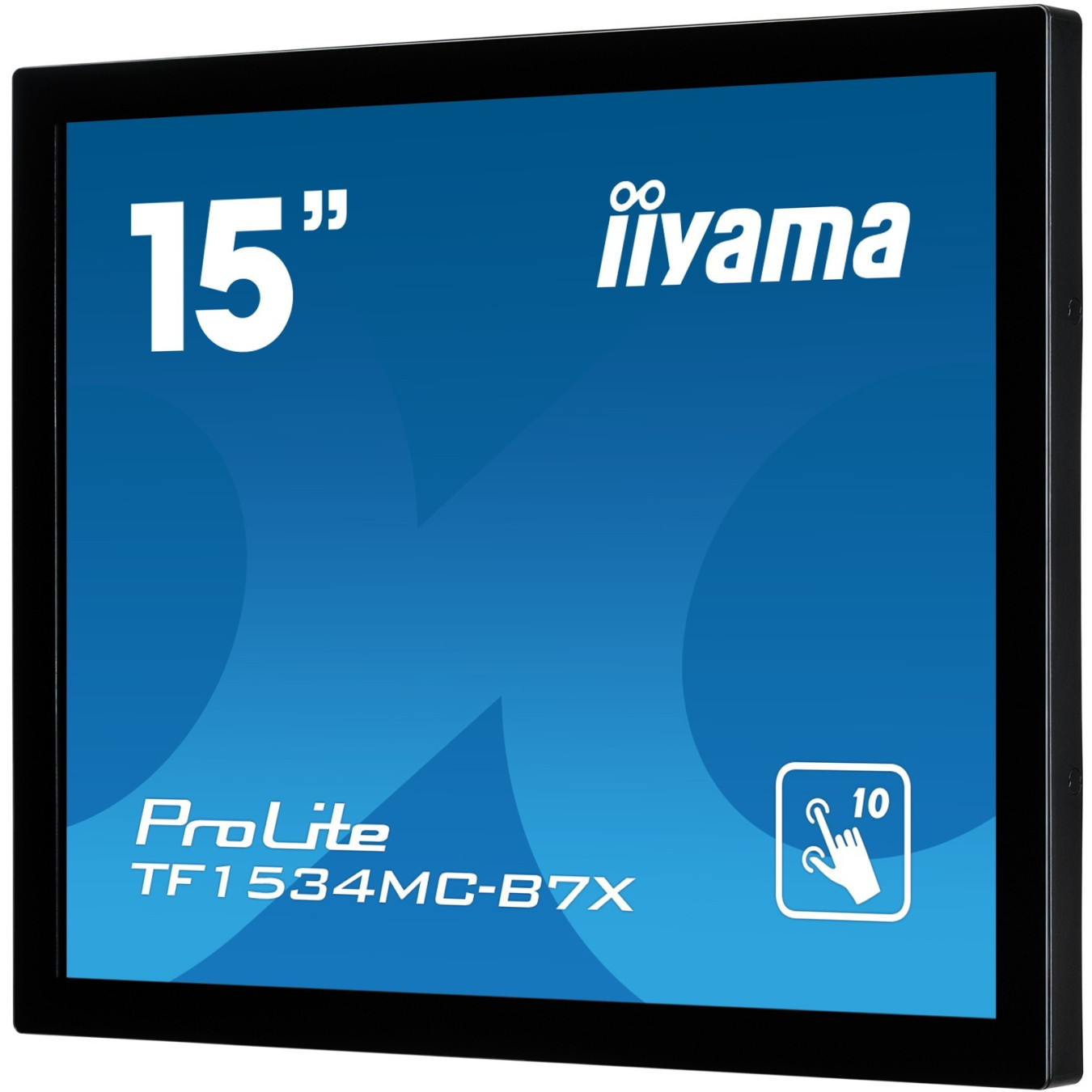 iiyama TF1534MC-B7X - 15" (38.1 cm) XGA TN Open-Frame Multi-User M-Touch Monitor, HDMI+DP, Black