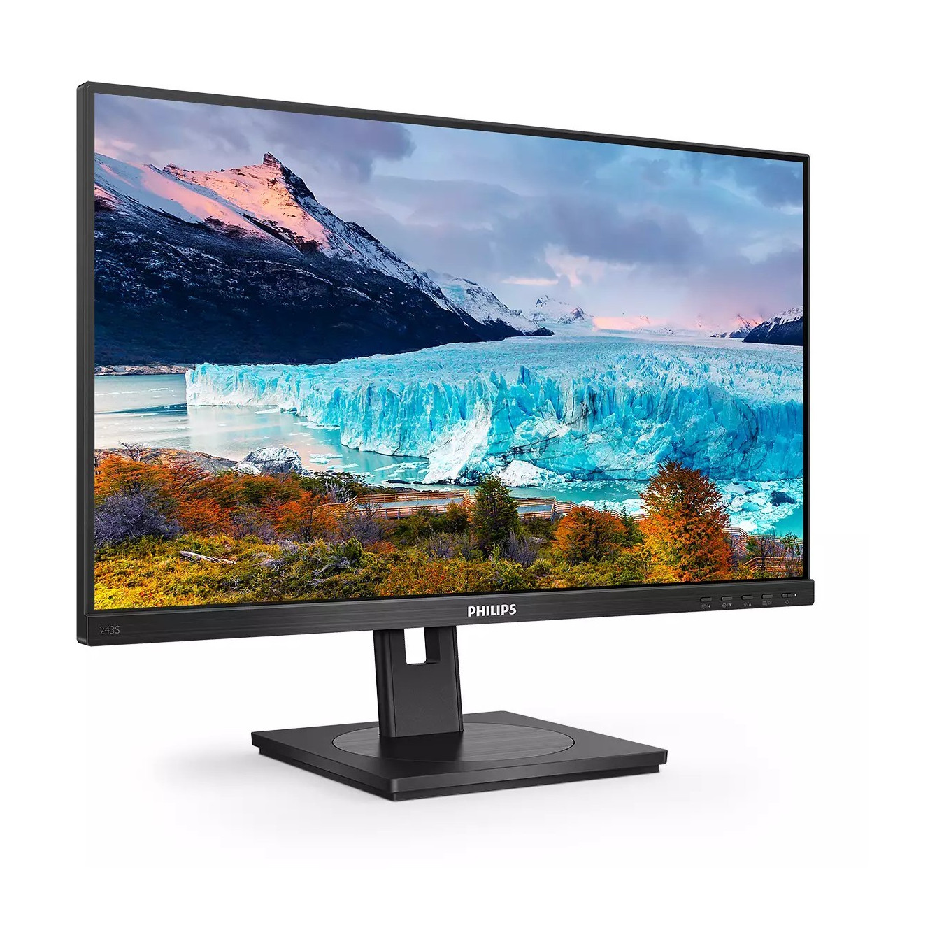 Philips 243S1/00 - 23.8 inch IPS Full HD Monitor, HDMI+DP+USB-C (65W PD), 75Hz, 4ms, Black — Buy in Cyprus with Fast Delivery