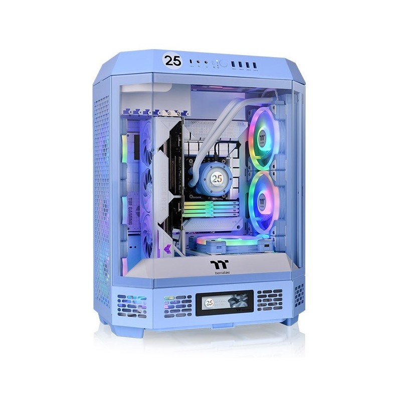 Buy Thermaltake The Tower 600 - Hydrangea Blue - Mid Tower PC Case, Tempered Gla... in Cyprus, Nicosia, Limassol, Larnaka, Pafos