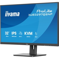 Buy iiyama ProLite XUB3297QSNP-B1 - 32-inch QHD IPS Monitor, USB-C 95W PD Dock, ... in Cyprus, Nicosia, Limassol, Larnaka, Pafos