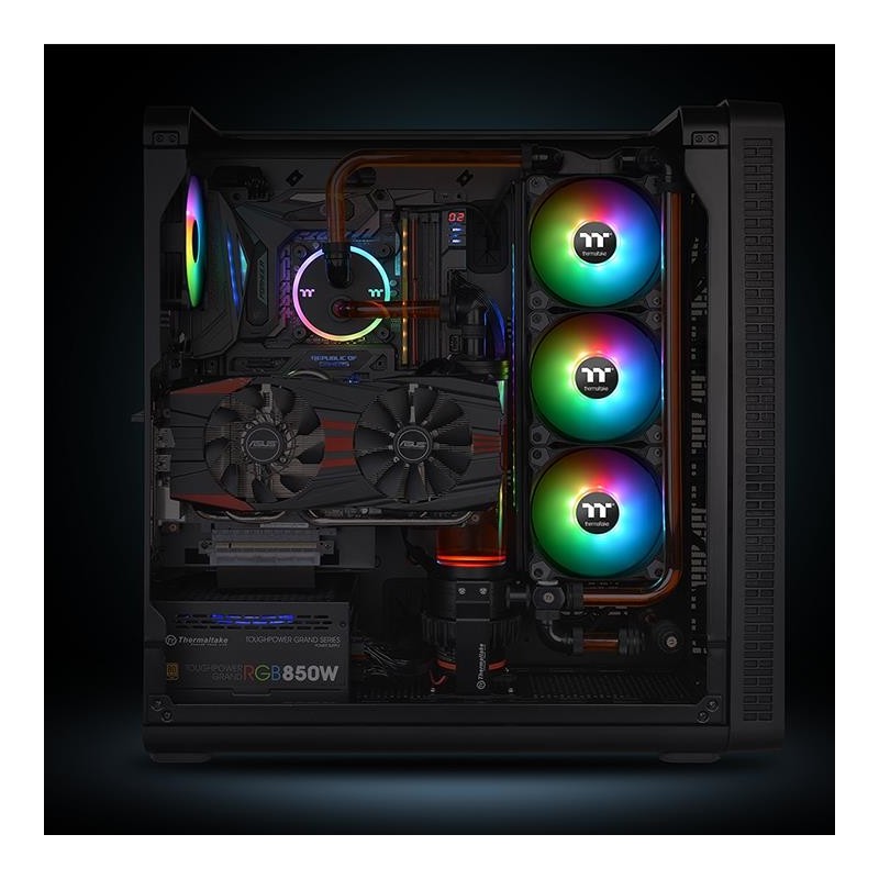 Buy Thermaltake Pure 14 ARGB Sync Case Fan 3-Pack - CL-F080-PL14SW-A - 140mm Bla... in Cyprus, Nicosia, Limassol, Larnaka, Pafos