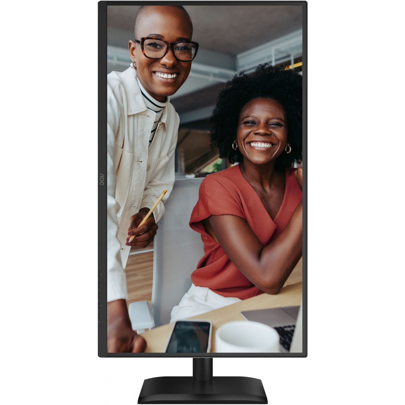 AOC 27E4U - 27-inch FHD IPS Monitor, 120Hz, 4ms GTG, HDMI/DP/VGA, 4x USB-A Hub, Height/Swivel/Pivot, Black