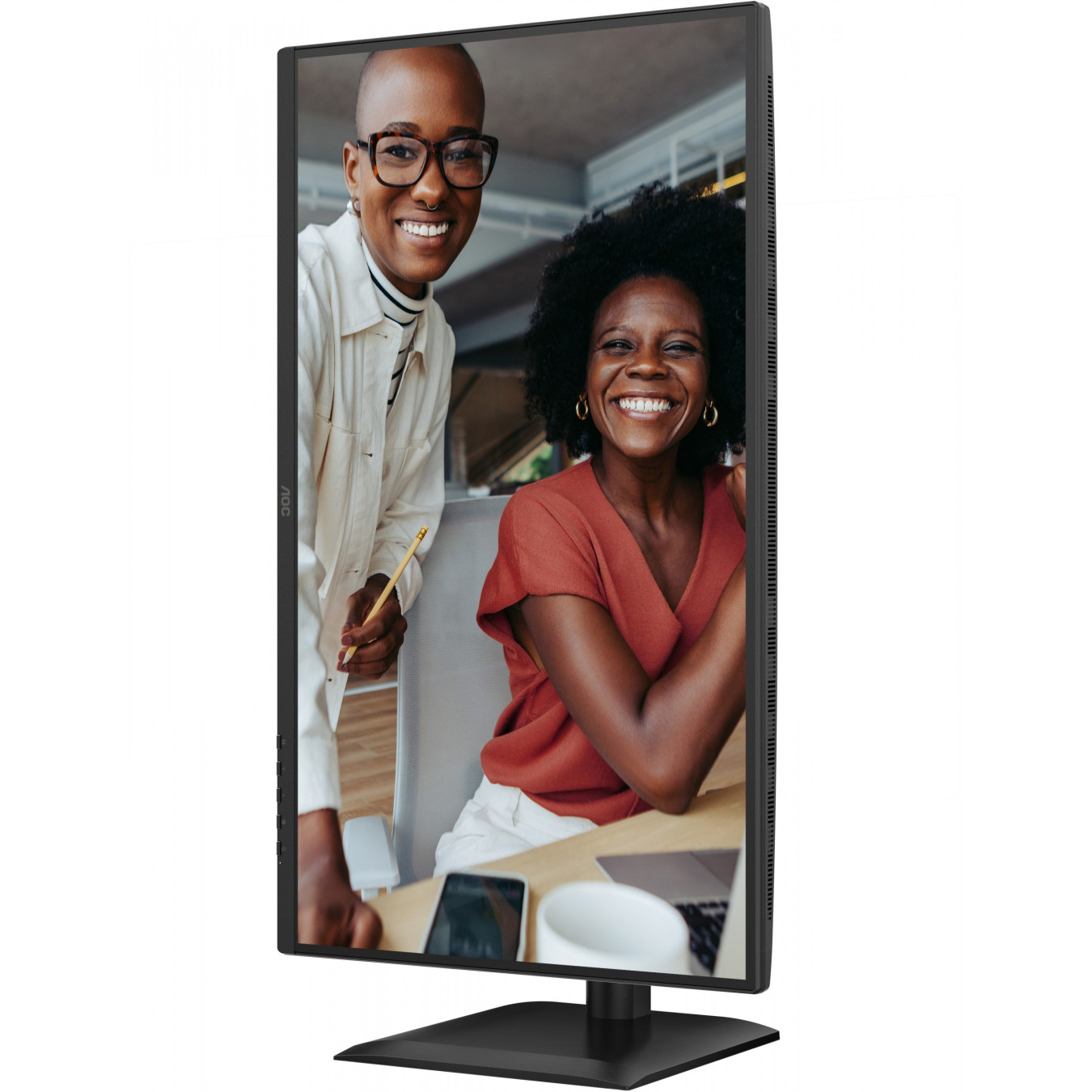 AOC 27E4U - 27-inch FHD IPS Monitor, 120Hz, 4ms GTG, HDMI/DP/VGA, 4x USB-A Hub, Height/Swivel/Pivot, Black