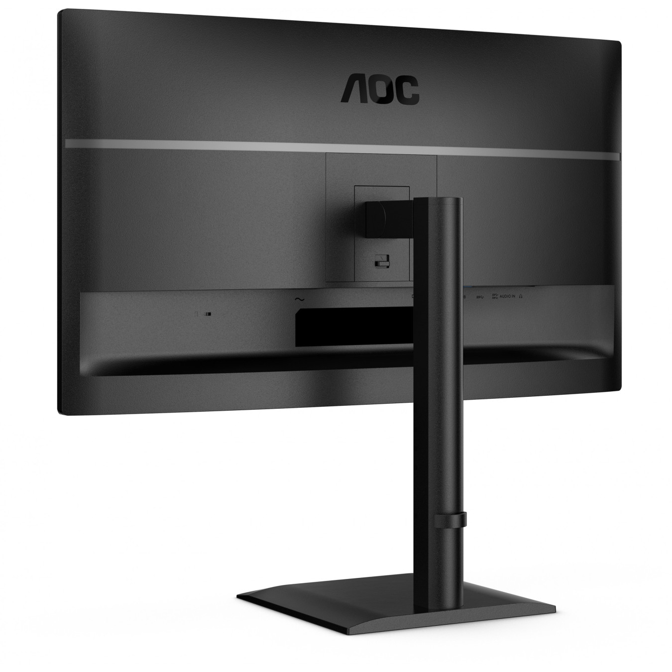 AOC 27E4U - 27-inch FHD IPS Monitor, 120Hz, 4ms GTG, HDMI/DP/VGA, 4x USB-A Hub, Height/Swivel/Pivot, Black