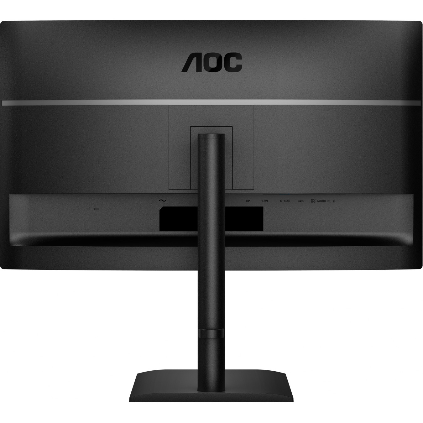 AOC 27E4U - 27-inch FHD IPS Monitor, 120Hz, 4ms GTG, HDMI/DP/VGA, 4x USB-A Hub, Height/Swivel/Pivot, Black