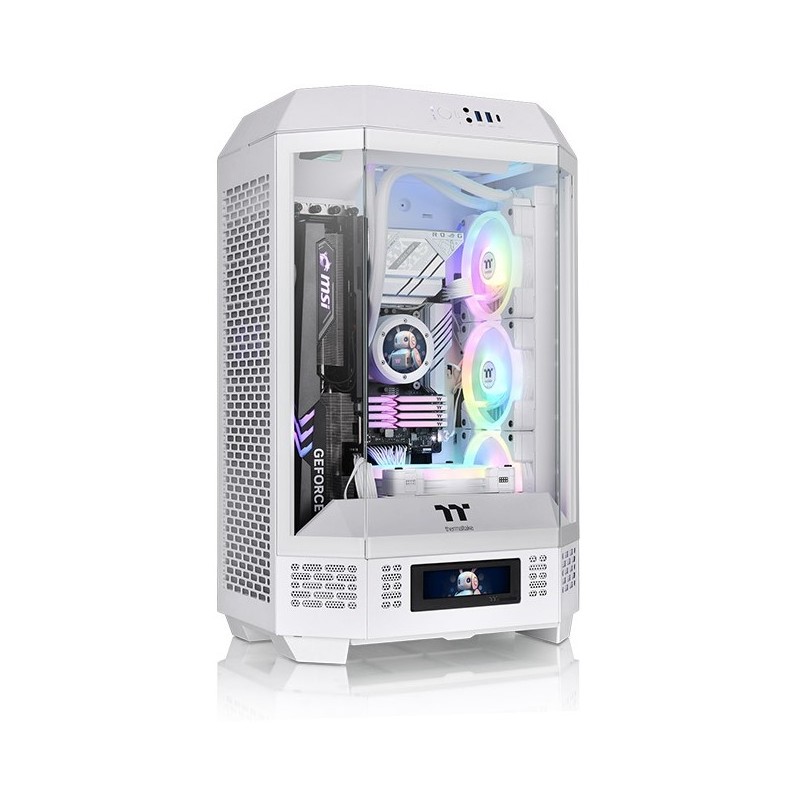 Buy Thermaltake The Tower 300 - Micro-ATX Snow White Case, Tempered Glass, Suppo... in Cyprus, Nicosia, Limassol, Larnaka, Pafos