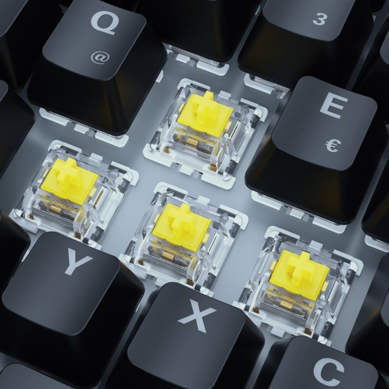 Buy Sharkoon SKILLER SGK50 S3 - 75% Mechanical Gaming Keyboard, Gateron Yellow, ... in Cyprus, Nicosia, Limassol, Larnaka, Pafos