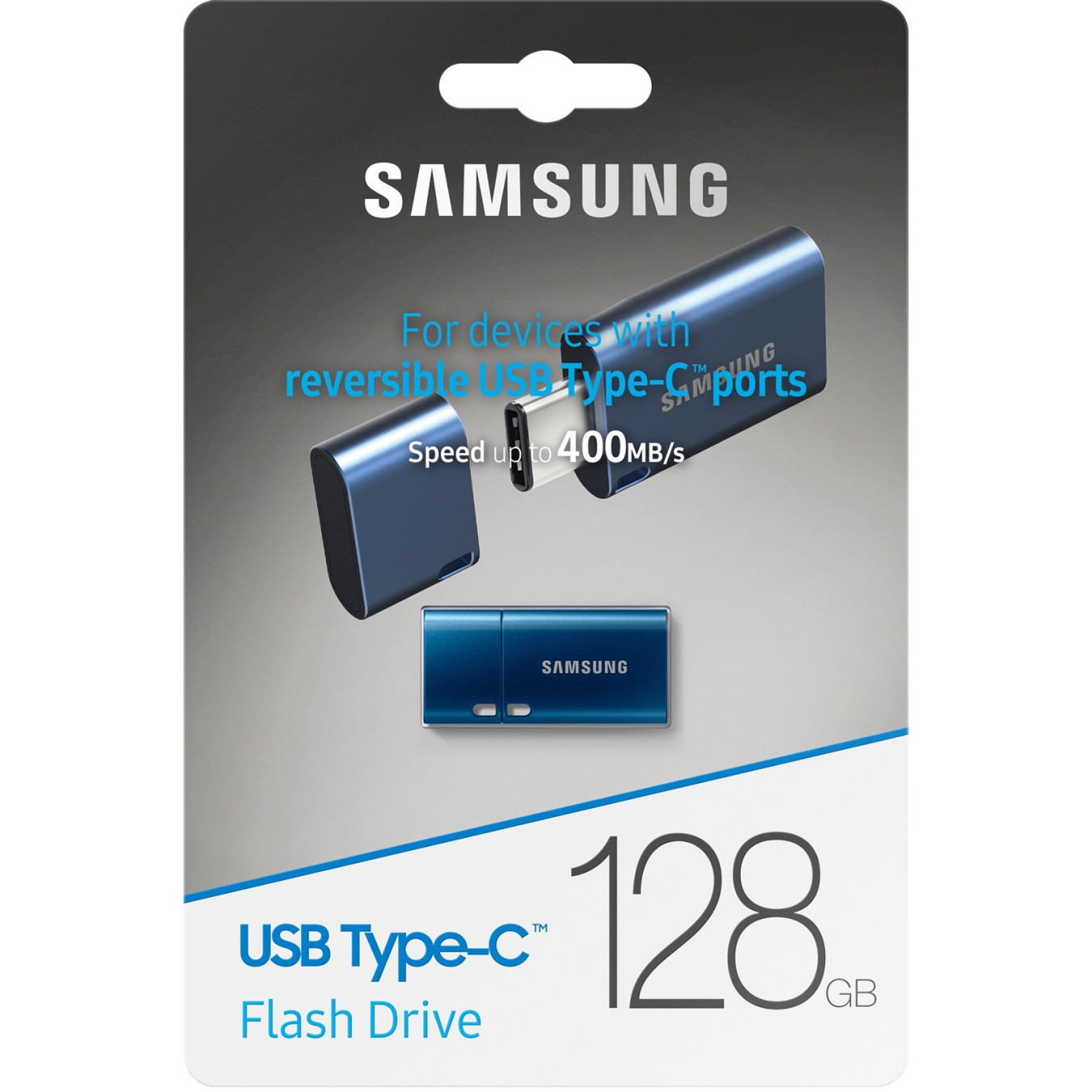 Samsung MUF-128DA USB-C Flash Drive - 128GB, USB 3.2 Gen 1 (5Gbps), Blue — Buy in Cyprus with Fast Delivery
