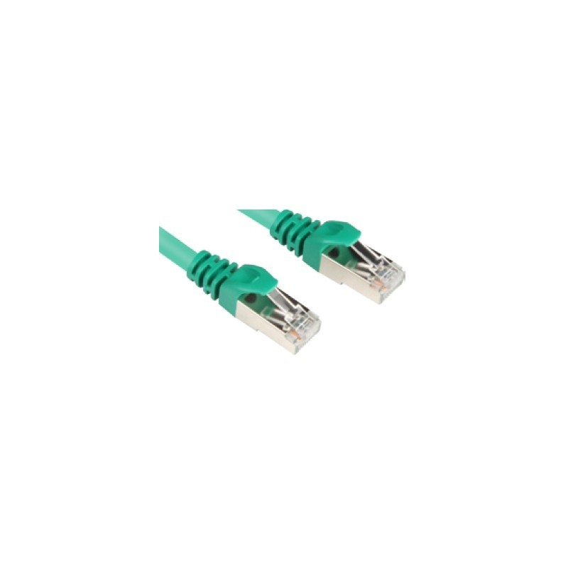 Buy Sharkoon Ethernet Cable - Cat6 S/FTP RJ45 to RJ45 - 1.5 m - Green in Cyprus, Nicosia, Limassol, Larnaka, Pafos