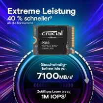 Crucial P310 M.2 2230 NVMe SSD - 2TB PCIe Gen4 x4, up to 7,100MB/s R / 6,000MB/s W — Buy in Cyprus with Fast Delivery
