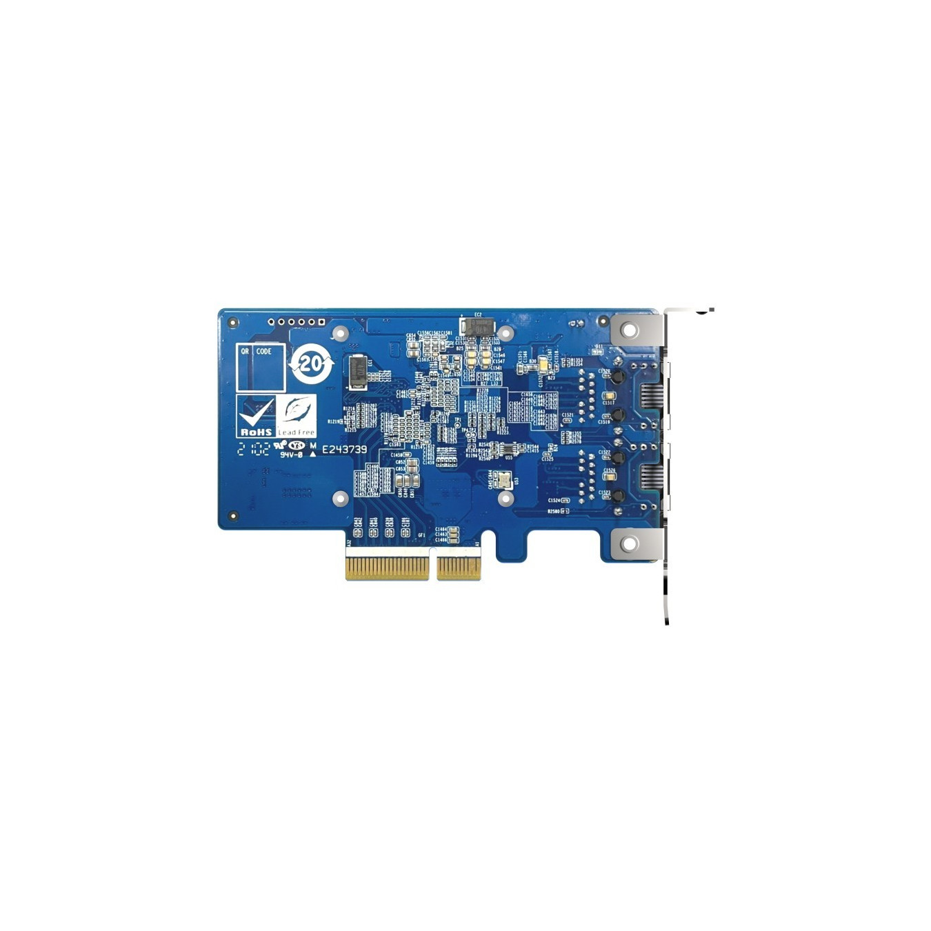 QNAP Network Adapter - QXG-10G2T-X710 - Dual RJ45 Gigabit PCIe 3.0 x4 NAS Ethernet Card — Buy in Cyprus with Fast Delivery