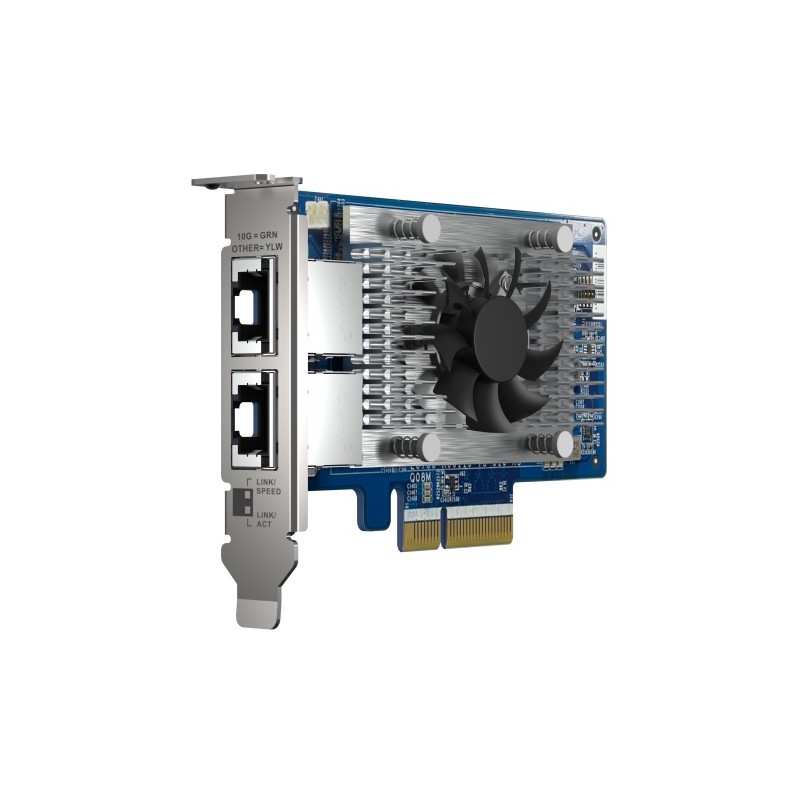Buy QNAP Network Adapter - QXG-10G2T-X710 - Dual RJ45 Gigabit PCIe 3.0 x4 NAS Et... in Cyprus, Nicosia, Limassol, Larnaka, Pafos