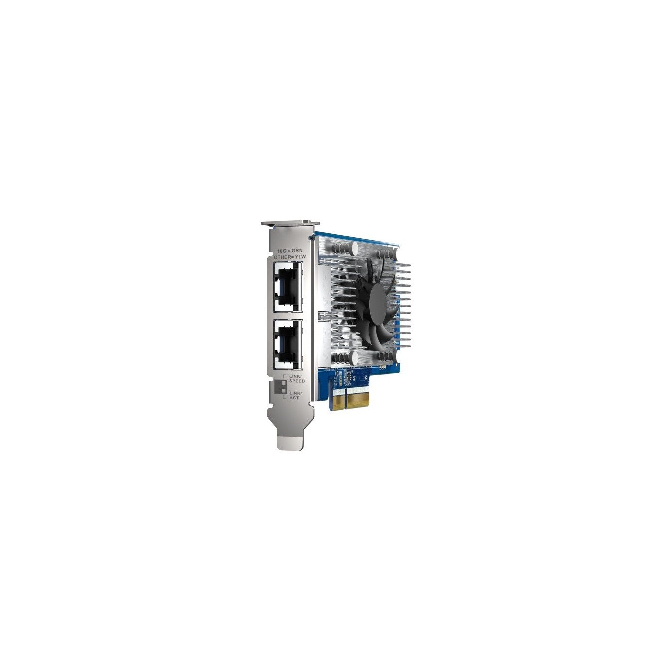 QNAP Network Adapter - QXG-10G2T-X710 - Dual RJ45 Gigabit PCIe 3.0 x4 NAS Ethernet Card — Buy in Cyprus with Fast Delivery