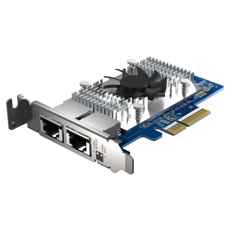 Buy QNAP Network Adapter - QXG-10G2T-X710 - Dual RJ45 Gigabit PCIe 3.0 x4 NAS Et... in Cyprus, Nicosia, Limassol, Larnaka, Pafos