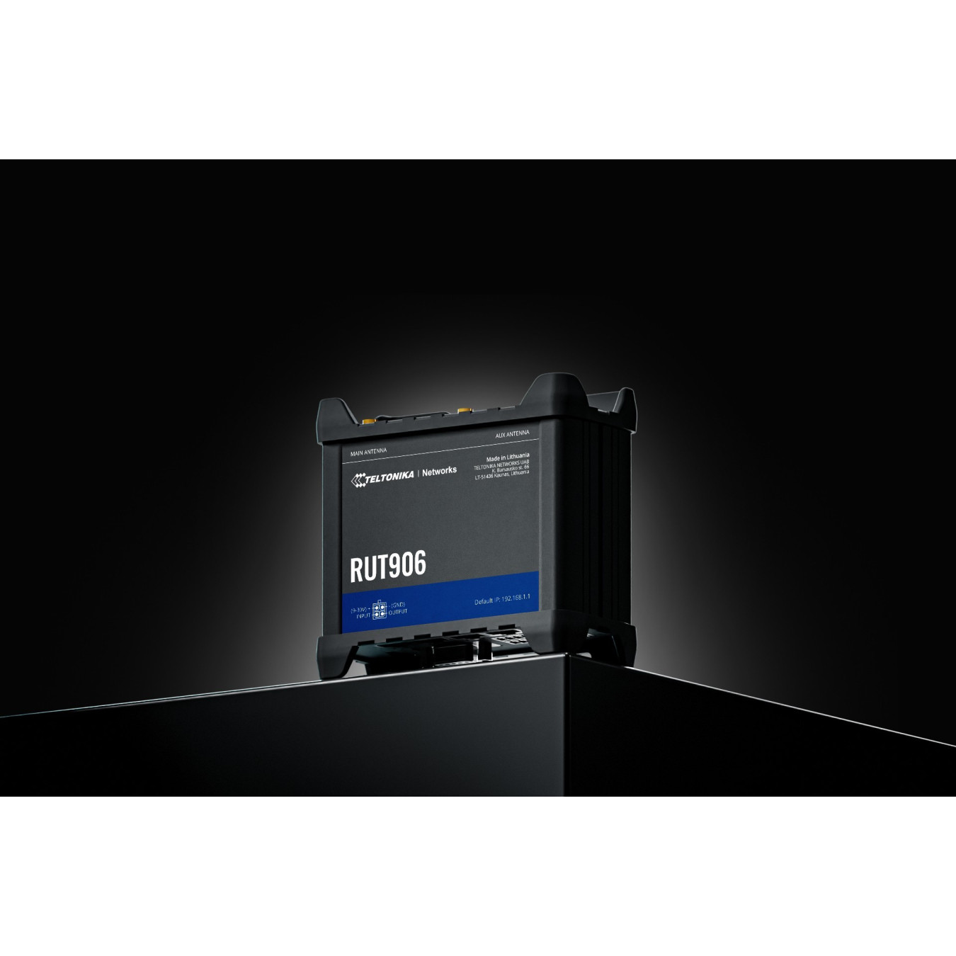 Teltonika RUT906 - Industrial Dual‑SIM LTE Router - Black, 128MB RAM, 0.58GHz CPU — Buy in Cyprus with Fast Delivery