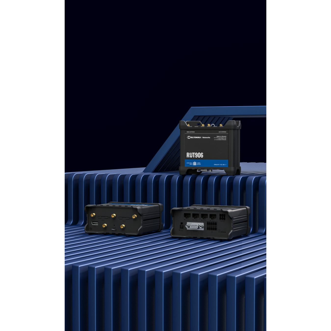 Teltonika RUT906 - Industrial Dual‑SIM LTE Router - Black, 128MB RAM, 0.58GHz CPU — Buy in Cyprus with Fast Delivery