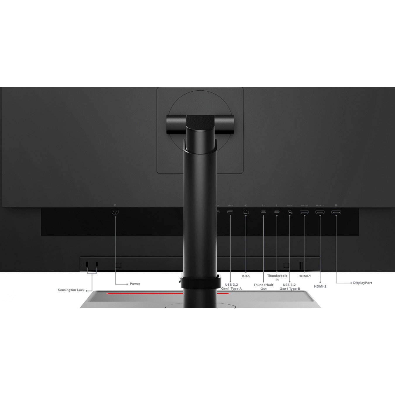 Lenovo ThinkVision P27u-20 - 27" 4K UHD IPS Monitor - Black, USB-C Hub, HDMI, DP, DisplayHDR 400