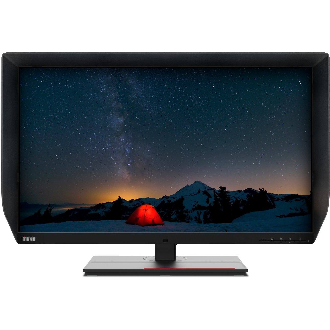 Lenovo ThinkVision P27u-20 - 27" 4K UHD IPS Monitor - Black, USB-C Hub, HDMI, DP, DisplayHDR 400