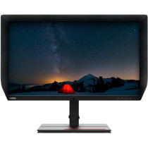Lenovo ThinkVision P27u-20 - 27" 4K UHD IPS Monitor - Black, USB-C Hub, HDMI, DP, DisplayHDR 400