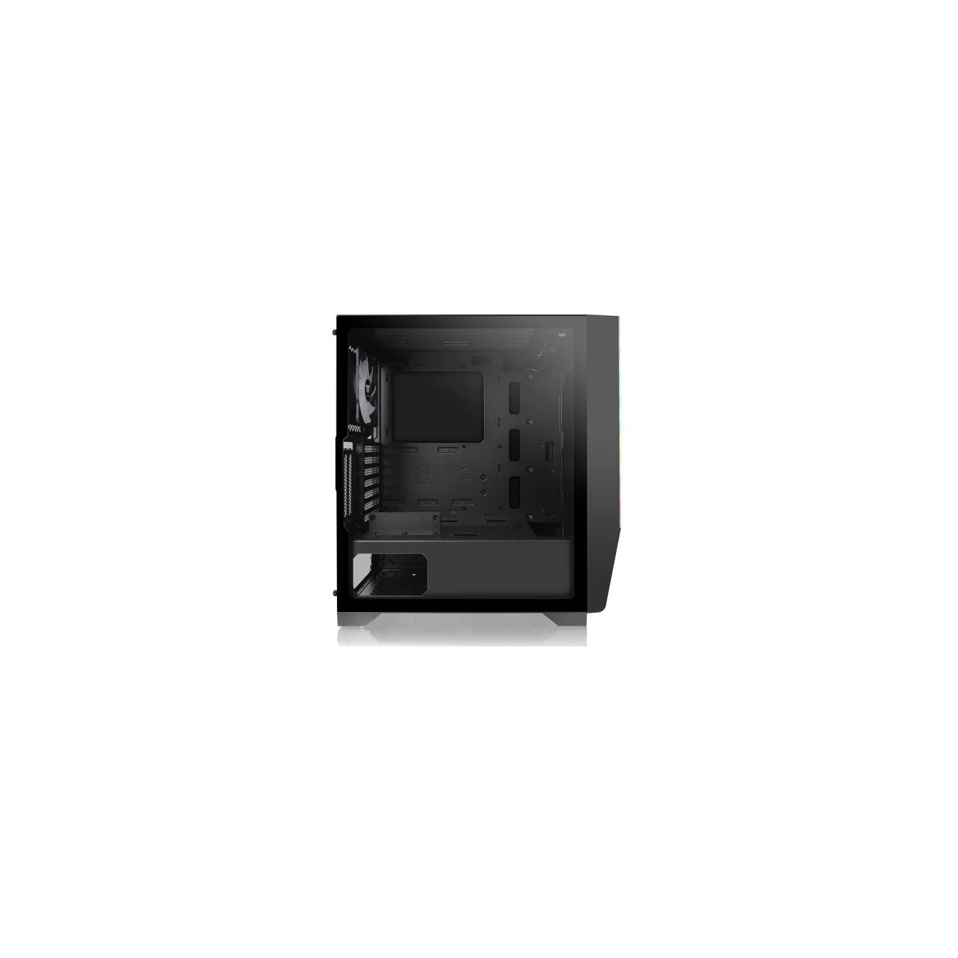 Thermaltake H550 TG ARGB - Mid Tower PC Case - Black, Tempered Glass, ARGB Fans, ATX/mATX/Mini-ITX Support