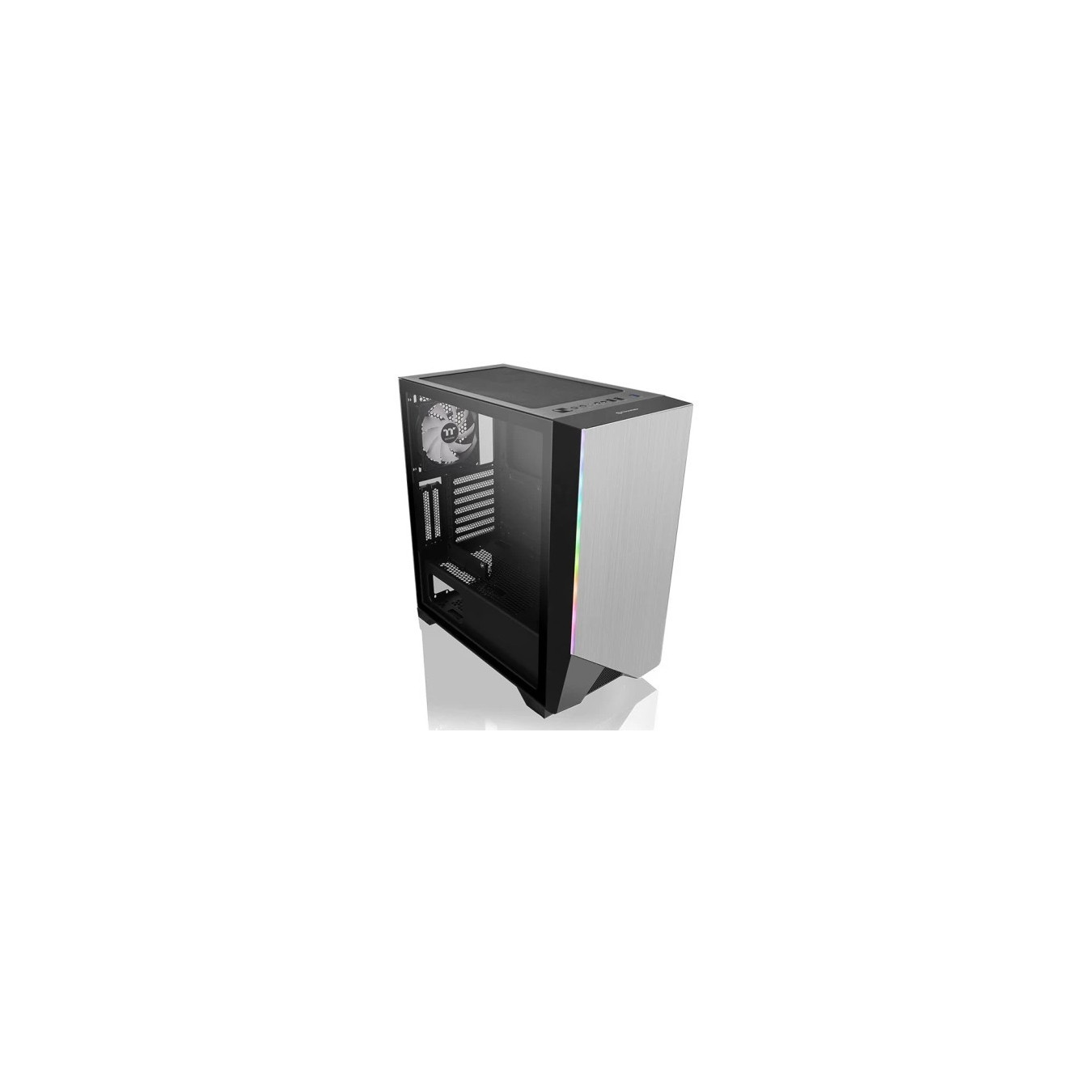 Thermaltake H550 TG ARGB - Mid Tower PC Case - Black, Tempered Glass, ARGB Fans, ATX/mATX/Mini-ITX Support